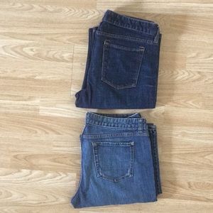 Lot of Banana Republic Size 10 Long Jeans